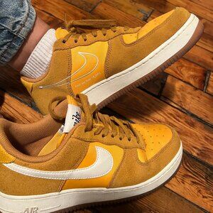 Gold/Yellow Nike Air Force 1s